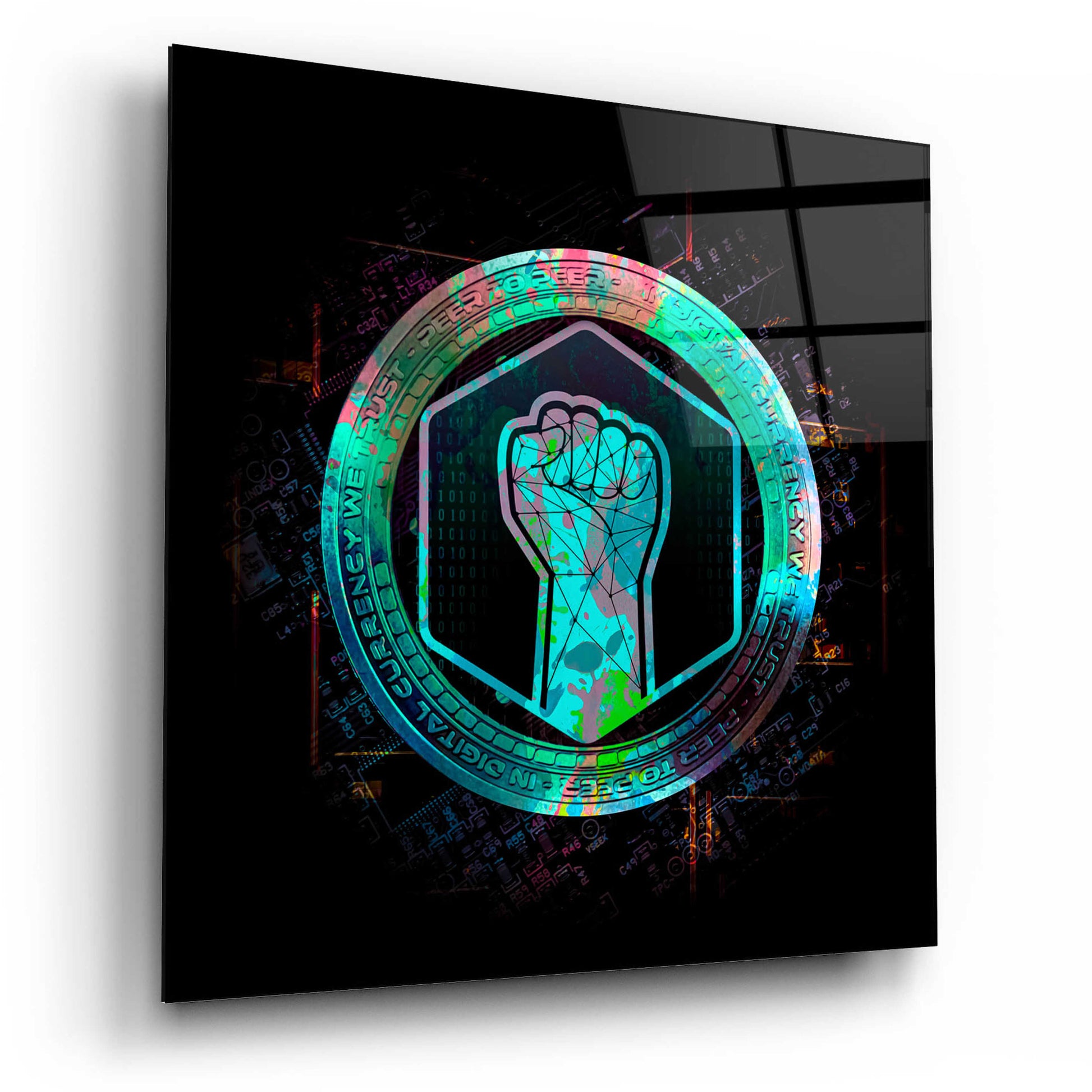 Epic Art 'Metahero Crypto' by Epic Art Portfolio, Acrylic Glass Wall Art,12x12