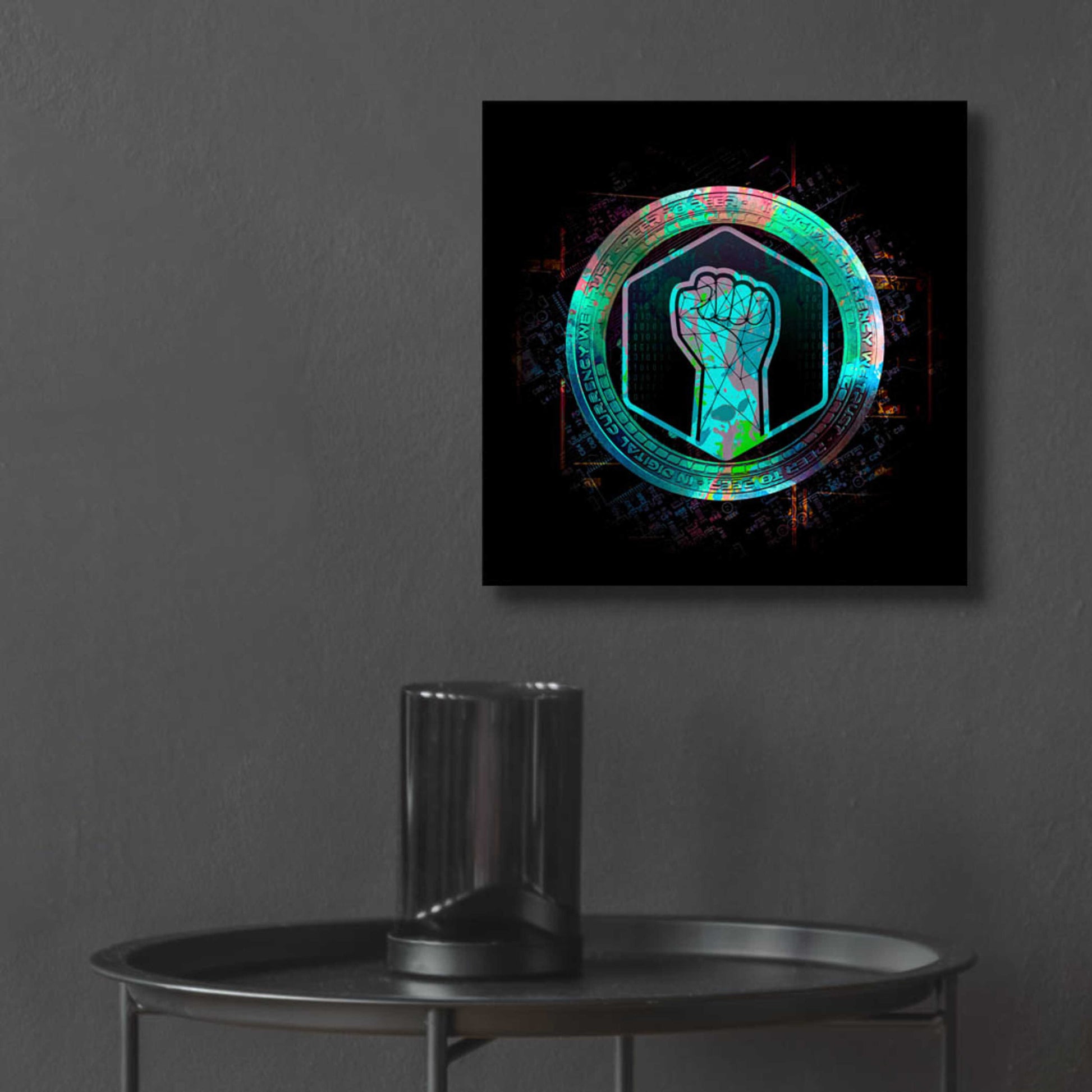 Epic Art 'Metahero Crypto' by Epic Art Portfolio, Acrylic Glass Wall Art,12x12