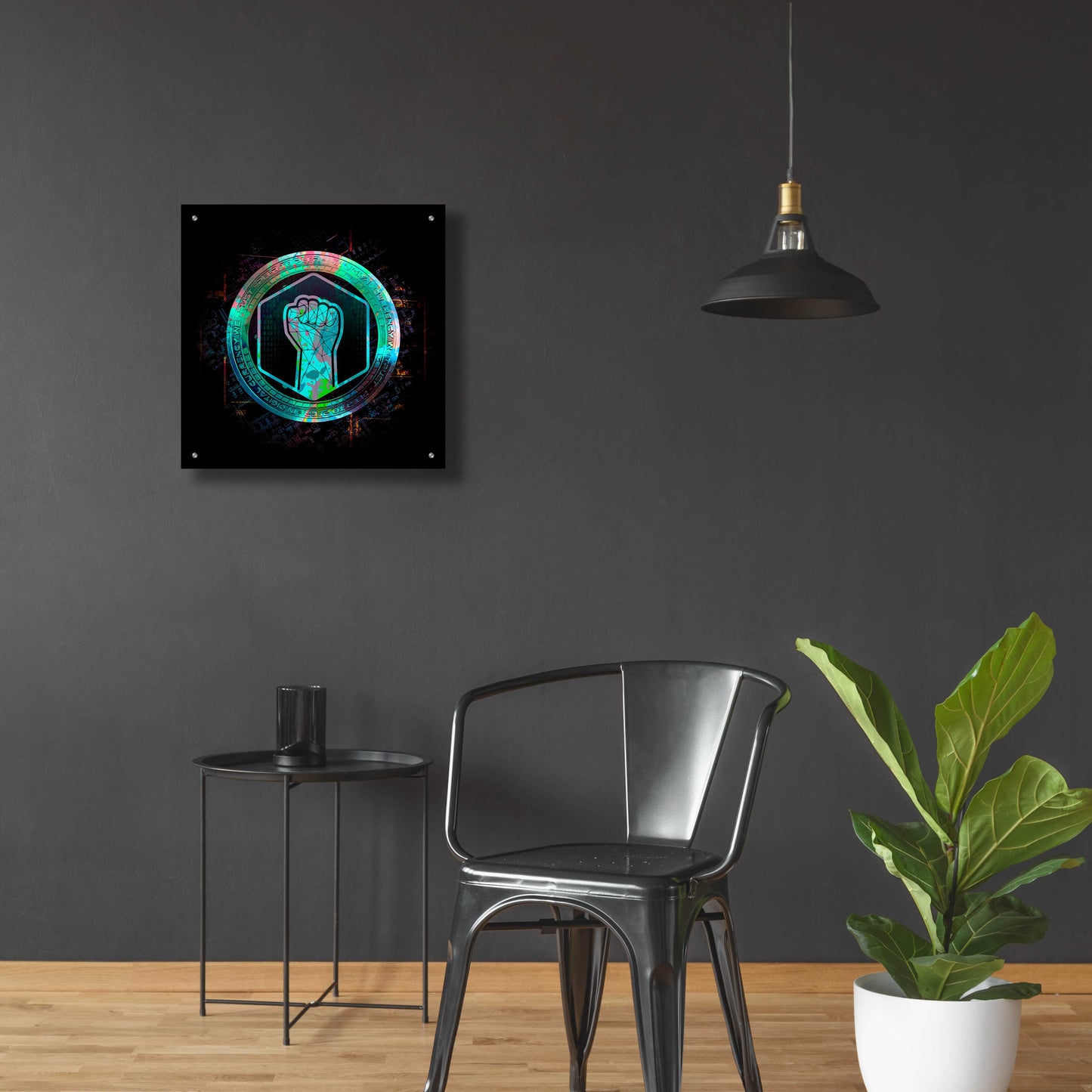 Epic Art 'Metahero Crypto' by Epic Art Portfolio, Acrylic Glass Wall Art,24x24