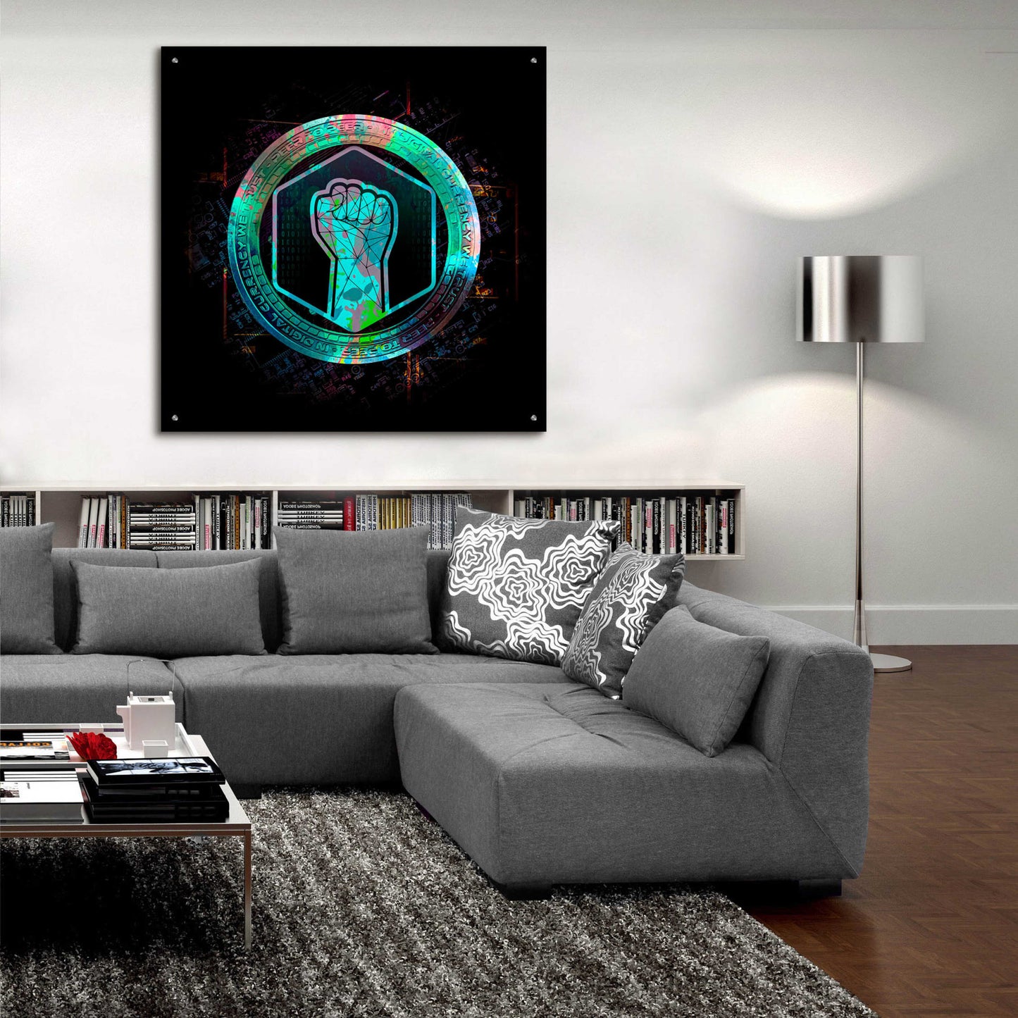 Epic Art 'Metahero Crypto' by Epic Art Portfolio, Acrylic Glass Wall Art,36x36