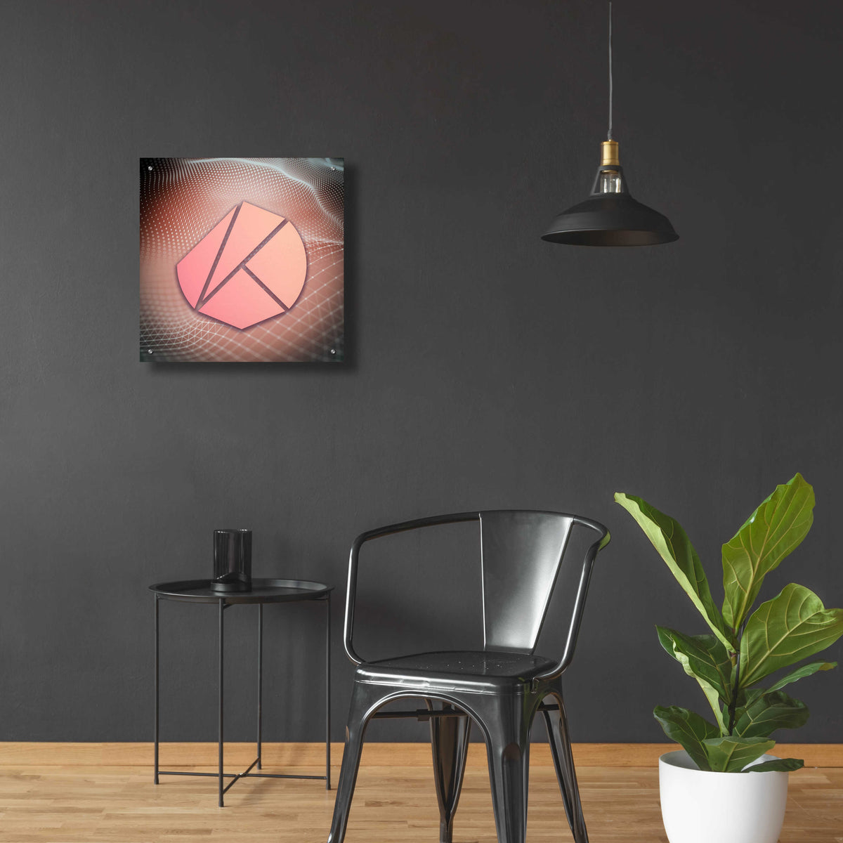 Epic Art 'KLAY Klaytn Crypto' by Epic Art Portfolio, Acrylic Glass Wall Art,24x24