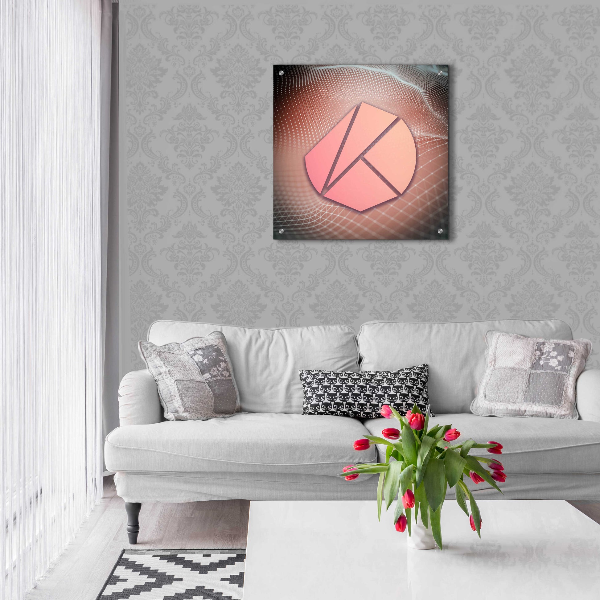 Epic Art 'KLAY Klaytn Crypto' by Epic Art Portfolio, Acrylic Glass Wall Art,24x24