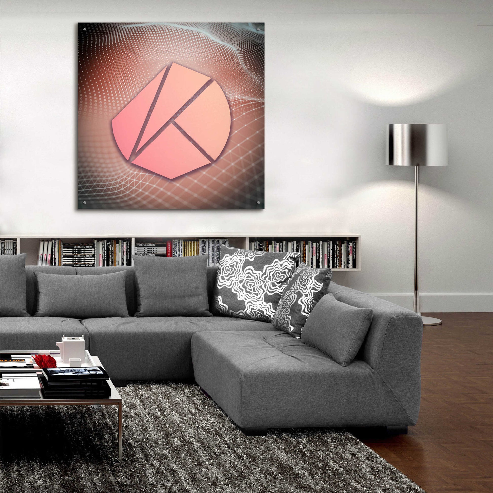 Epic Art 'KLAY Klaytn Crypto' by Epic Art Portfolio, Acrylic Glass Wall Art,36x36