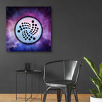 Epic Art 'IOTA Crypto Universe' by Epic Art Portfolio, Acrylic Glass Wall Art,36x36