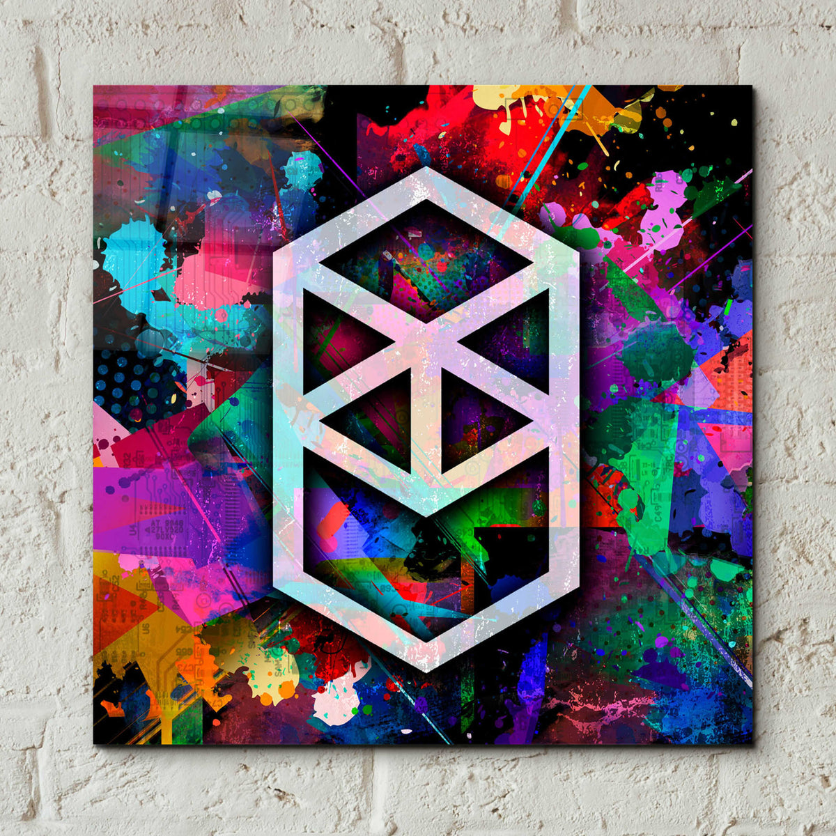 Epic Art 'FTM Fantom Crypto' by Epic Art Portfolio, Acrylic Glass Wall Art,12x12