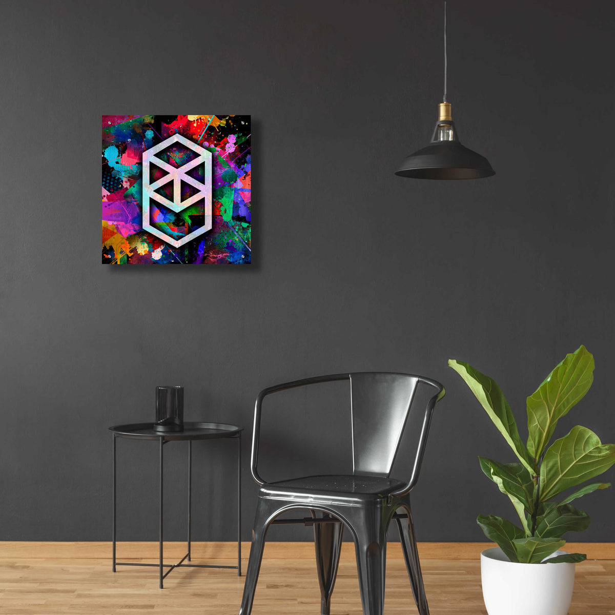 Epic Art 'FTM Fantom Crypto' by Epic Art Portfolio, Acrylic Glass Wall Art,24x24
