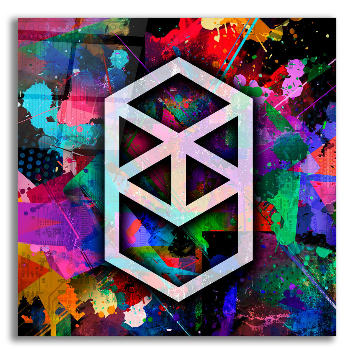 Epic Art 'FTM Fantom Crypto' by Epic Art Portfolio, Acrylic Glass Wall Art