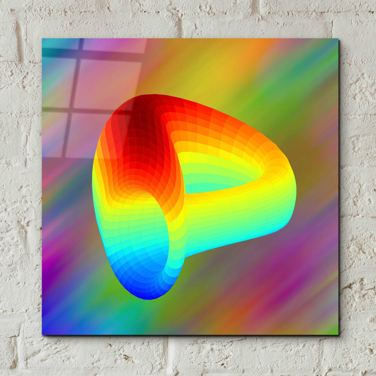 Epic Art 'Curve DAO CRV Crypto' by Epic Art Portfolio, Acrylic Glass Wall Art,12x12