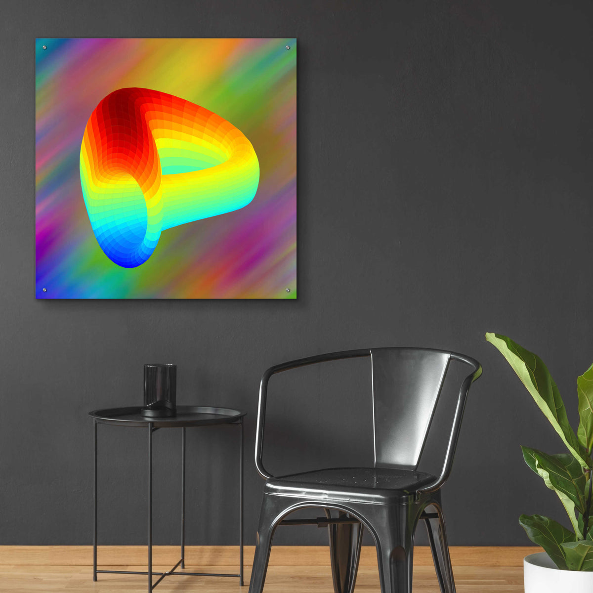 Epic Art 'Curve DAO CRV Crypto' by Epic Art Portfolio, Acrylic Glass Wall Art,36x36