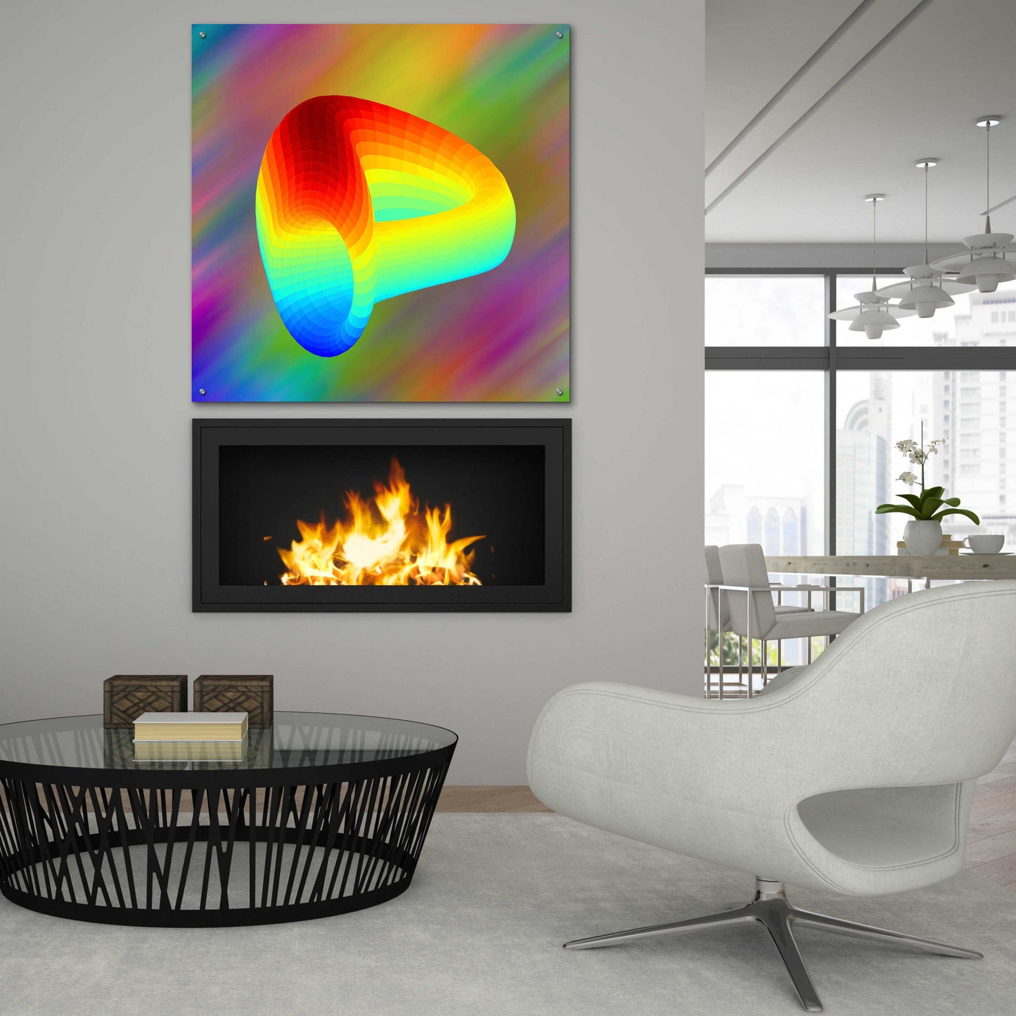 Epic Art 'Curve DAO CRV Crypto' by Epic Art Portfolio, Acrylic Glass Wall Art,36x36