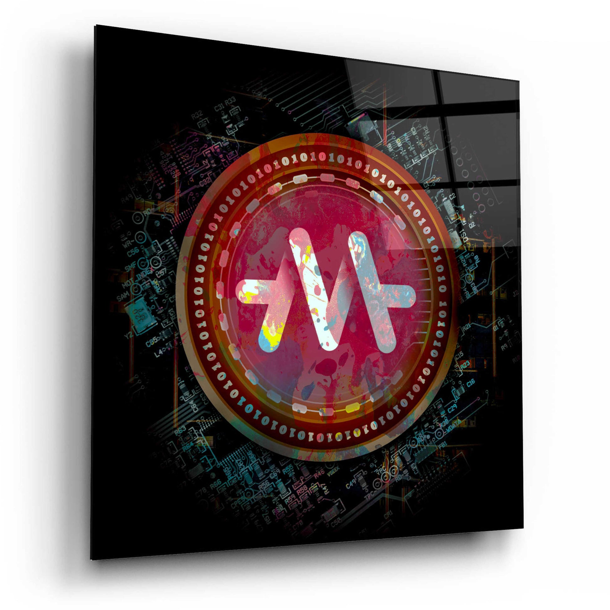 Epic Art 'Meld Crypto' by Epic Art Portfolio, Acrylic Glass Wall Art,12x12