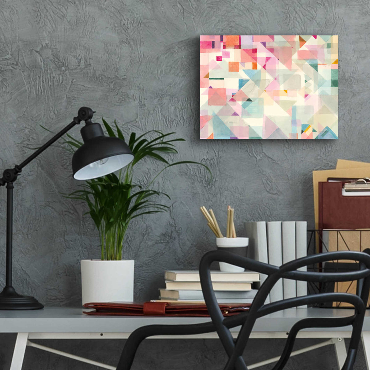 Epic Art 'Try Angles II' by Danhui Nai, Acrylic Glass Wall Art,16x12