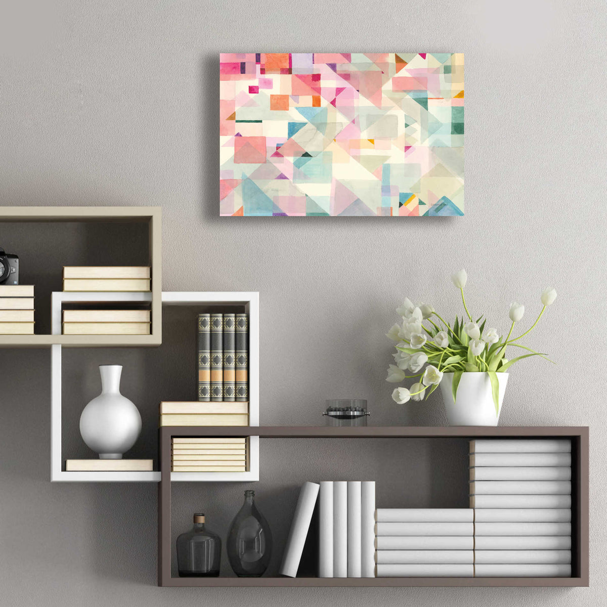 Epic Art 'Try Angles II' by Danhui Nai, Acrylic Glass Wall Art,24x16