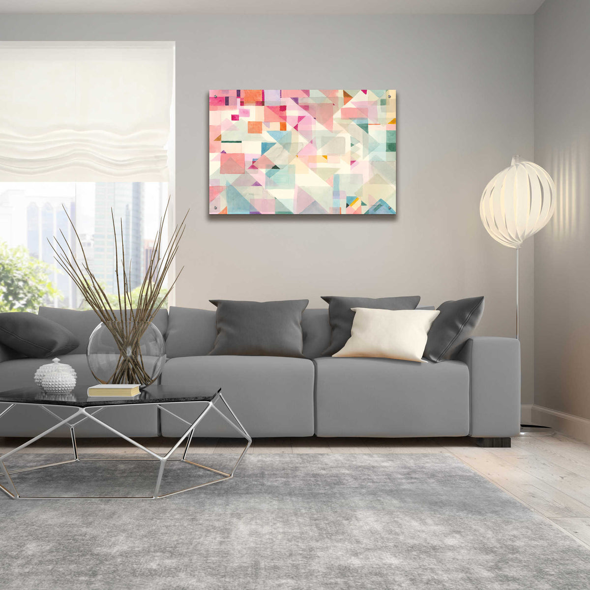 Epic Art 'Try Angles II' by Danhui Nai, Acrylic Glass Wall Art,36x24