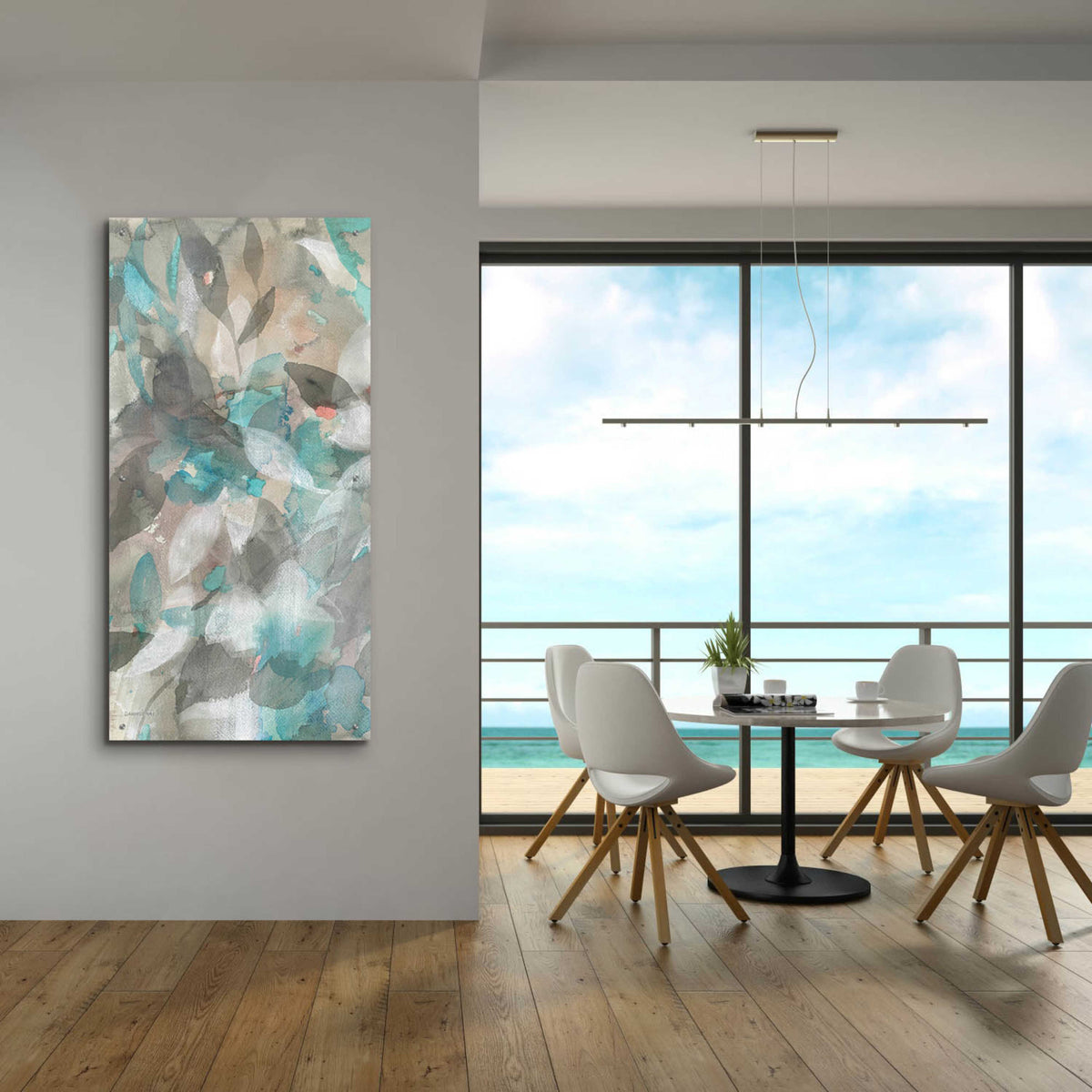 Epic Art 'Abstract Nature II' by Danhui Nai, Acrylic Glass Wall Art,24x48