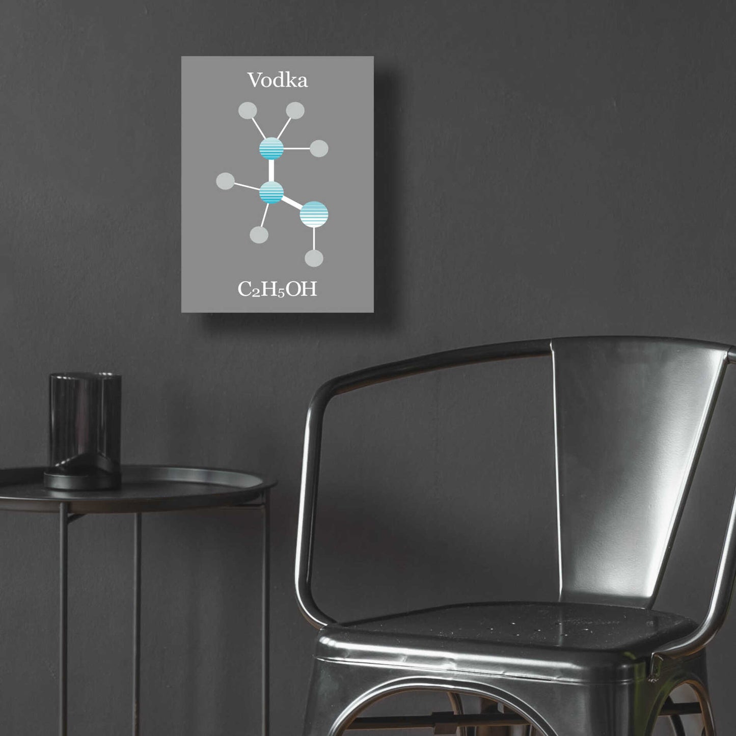 Epic Art 'Vodka Molecule' by Epic Portfolio, Acrylic Glass Wall Art,12x16