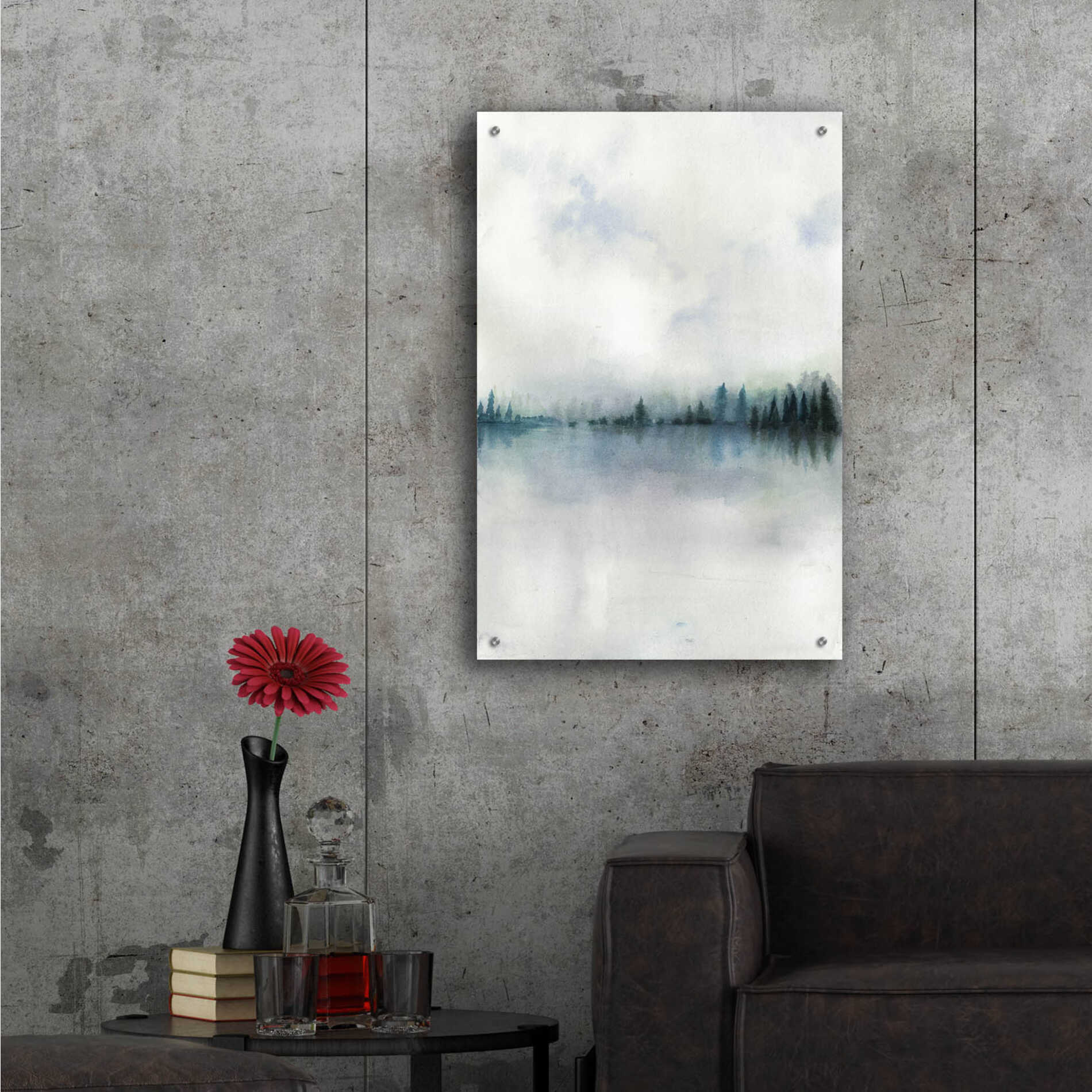 Epic Art 'Horizon Whisper I' by Grace Popp, Acrylic Glass Wall Art,24x36