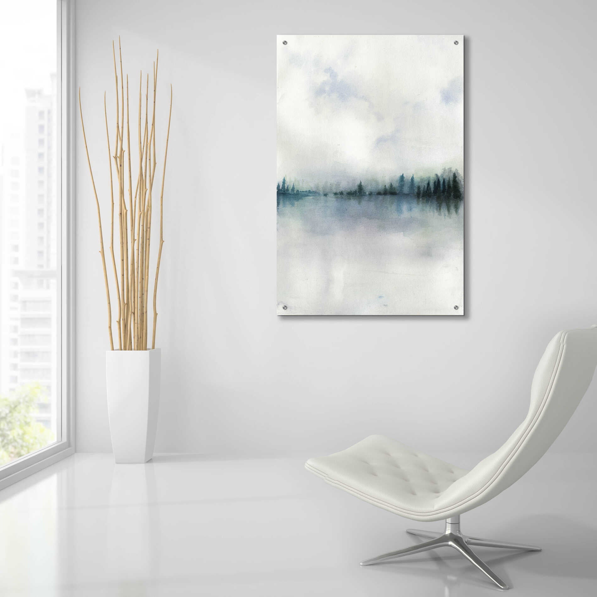 Epic Art 'Horizon Whisper I' by Grace Popp, Acrylic Glass Wall Art,24x36