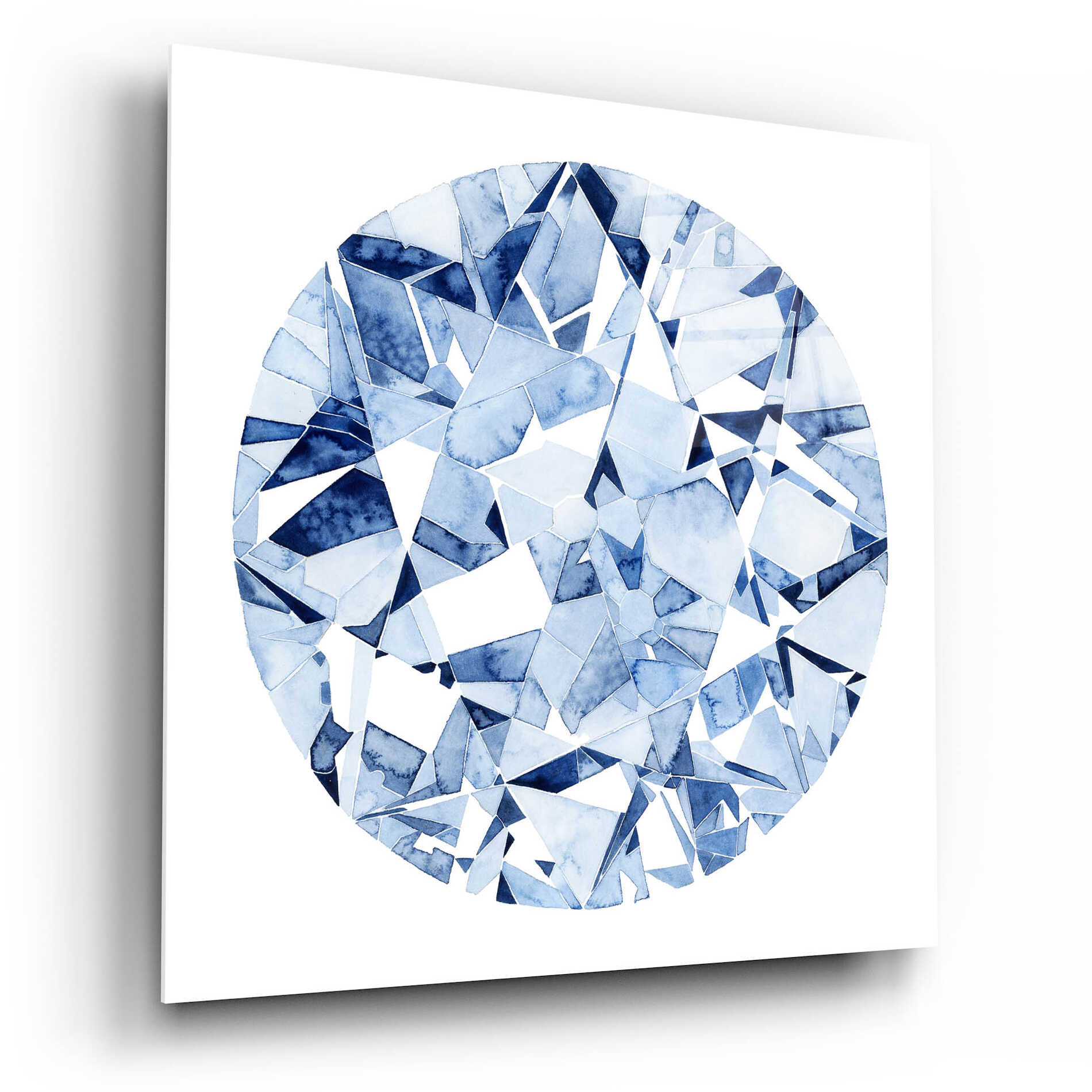 Epic Art 'Diamond Drops II' by Grace Popp, Acrylic Glass Wall Art,12x12