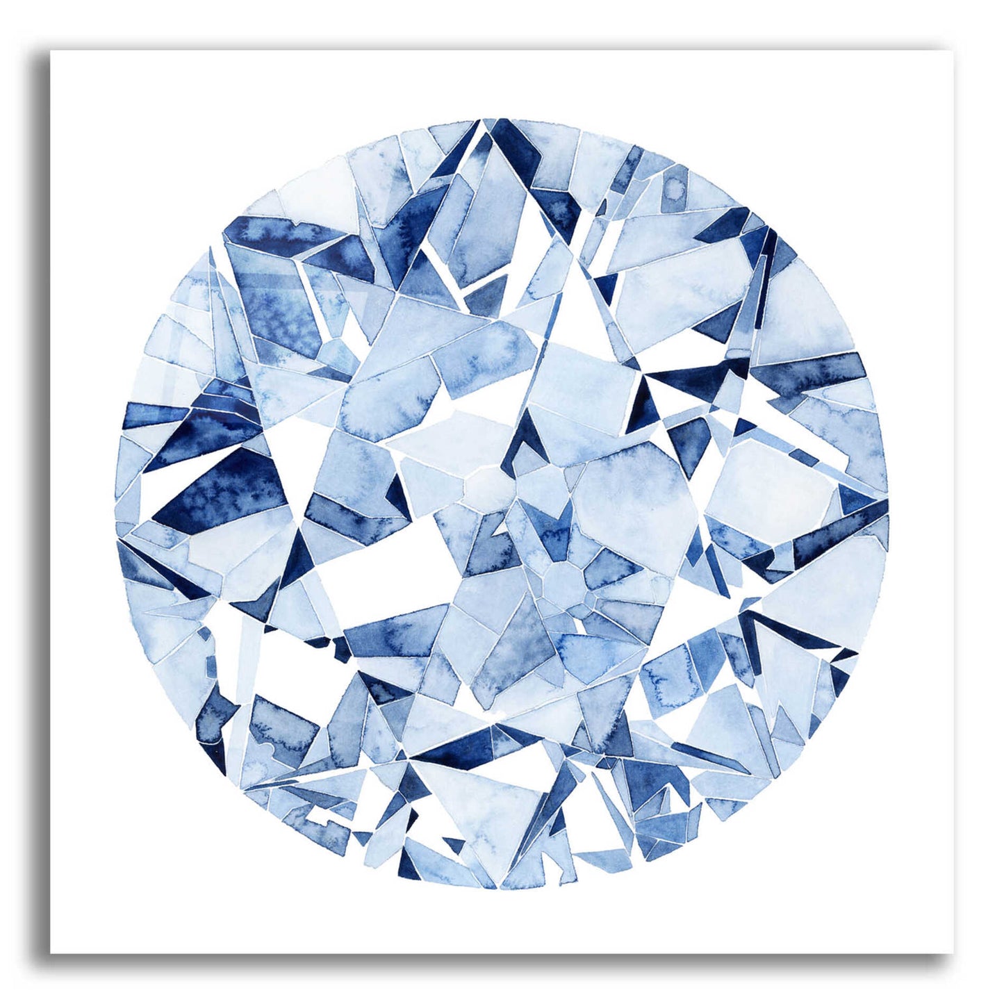 Epic Art 'Diamond Drops II' by Grace Popp, Acrylic Glass Wall Art,12x12