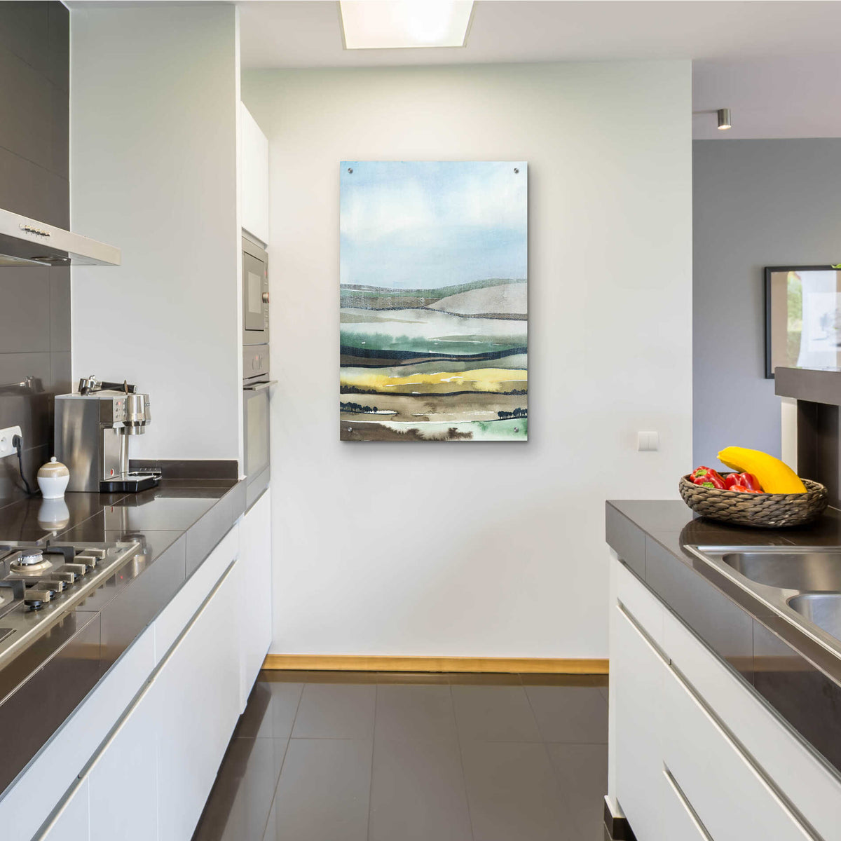 Epic Art 'Virga II' by Grace Popp, Acrylic Glass Wall Art,24x36