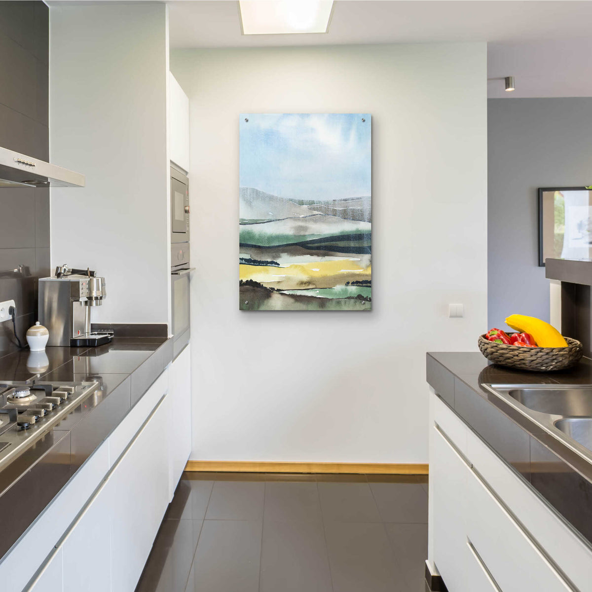 Epic Art 'Virga I' by Grace Popp, Acrylic Glass Wall Art,24x36