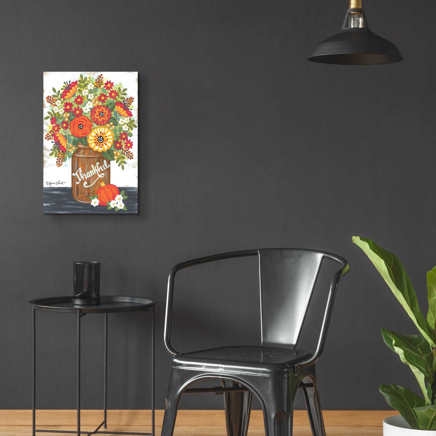 Epic Art 'Thankful Bouquet' by Annie LaPoint, Acrylic Glass Wall Art,16x24