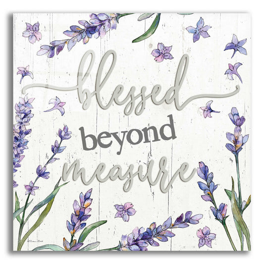 Epic Art 'Blessed Beyond Measure' by Susie Boyer, Acrylic Glass Wall Art