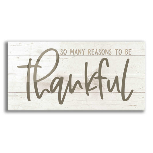 Epic Art 'So Many Reasons To Be Thankful' by Susie Boyer, Acrylic Glass Wall Art