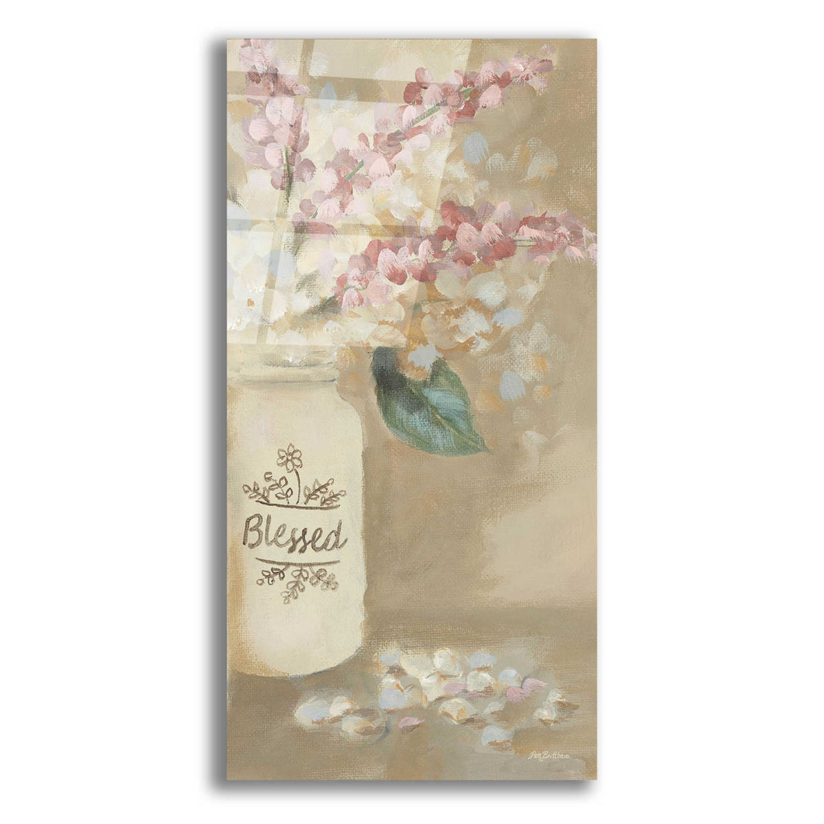 Epic Art 'Blessed Flowers' by Pam Britton, Acrylic Glass Wall Art