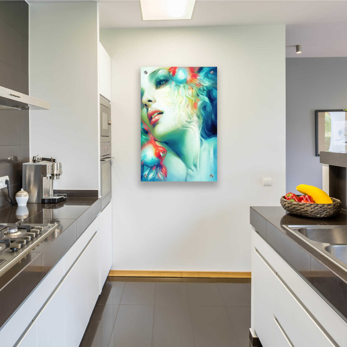 Epic Art 'Scale' by Anna Dittman, Acrylic Glass Wall Art,24x36