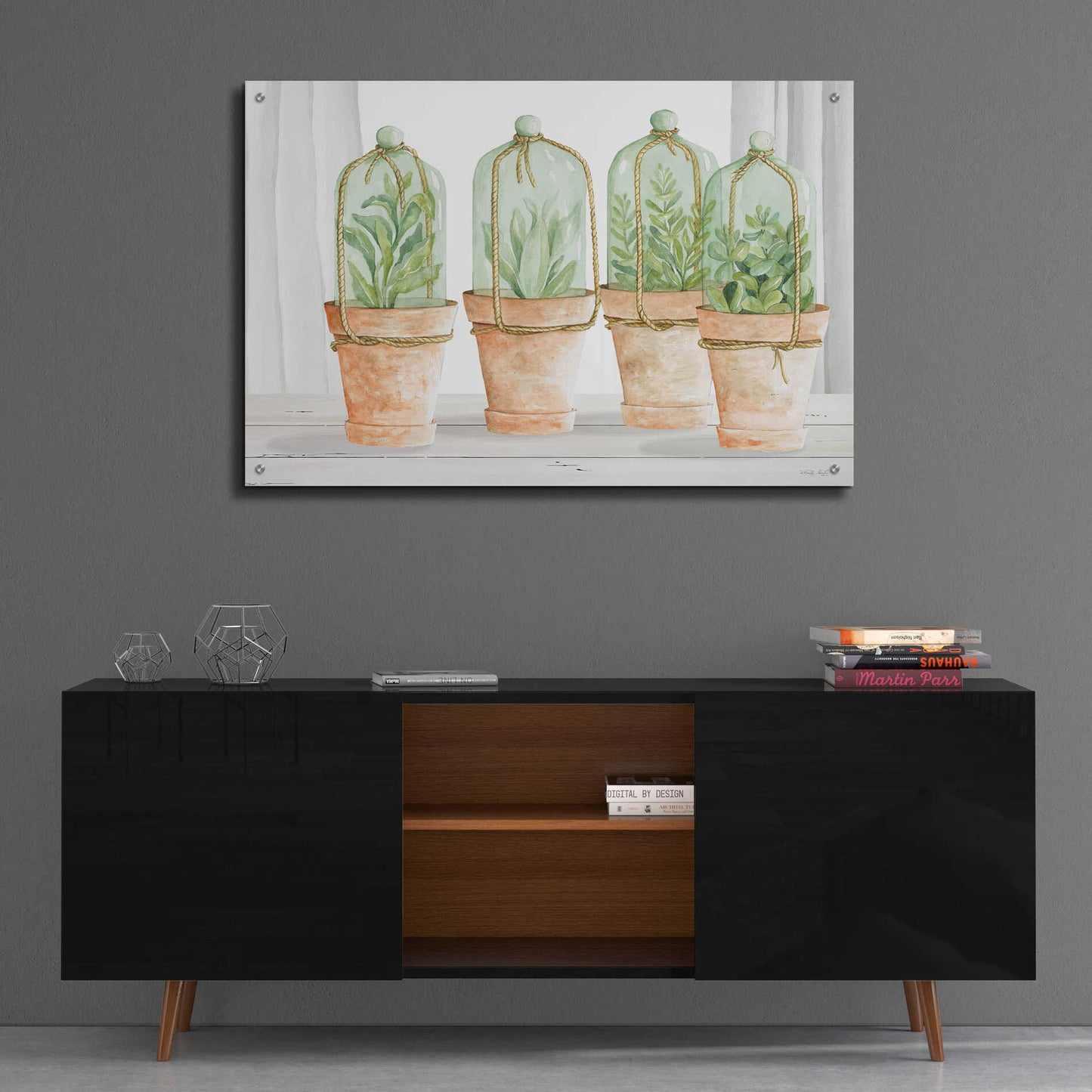 Epic Art 'Herb Collection' by Cindy Jacobs, Acrylic Glass Wall Art,36x24