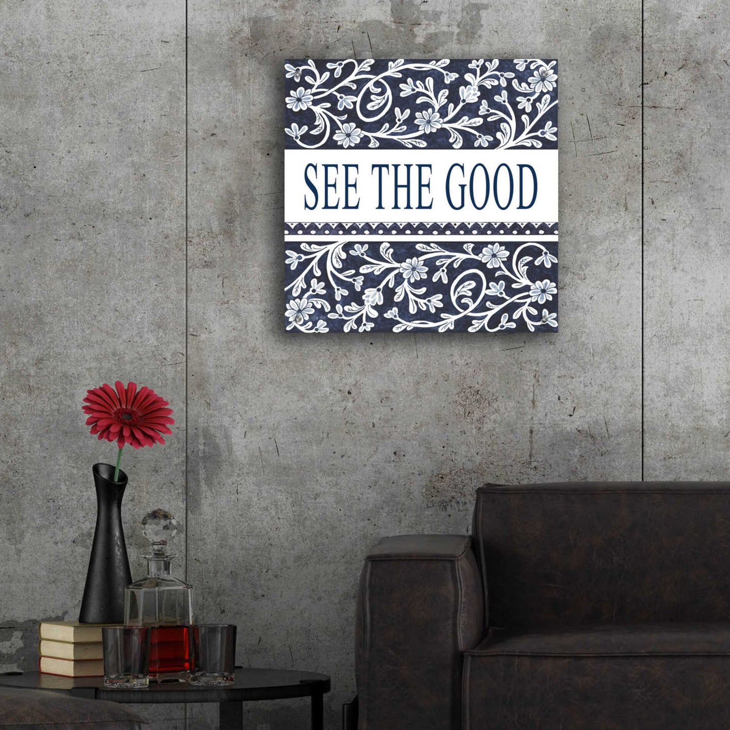 Epic Art 'See The Good' by Cindy Jacobs, Acrylic Glass Wall Art,24x24