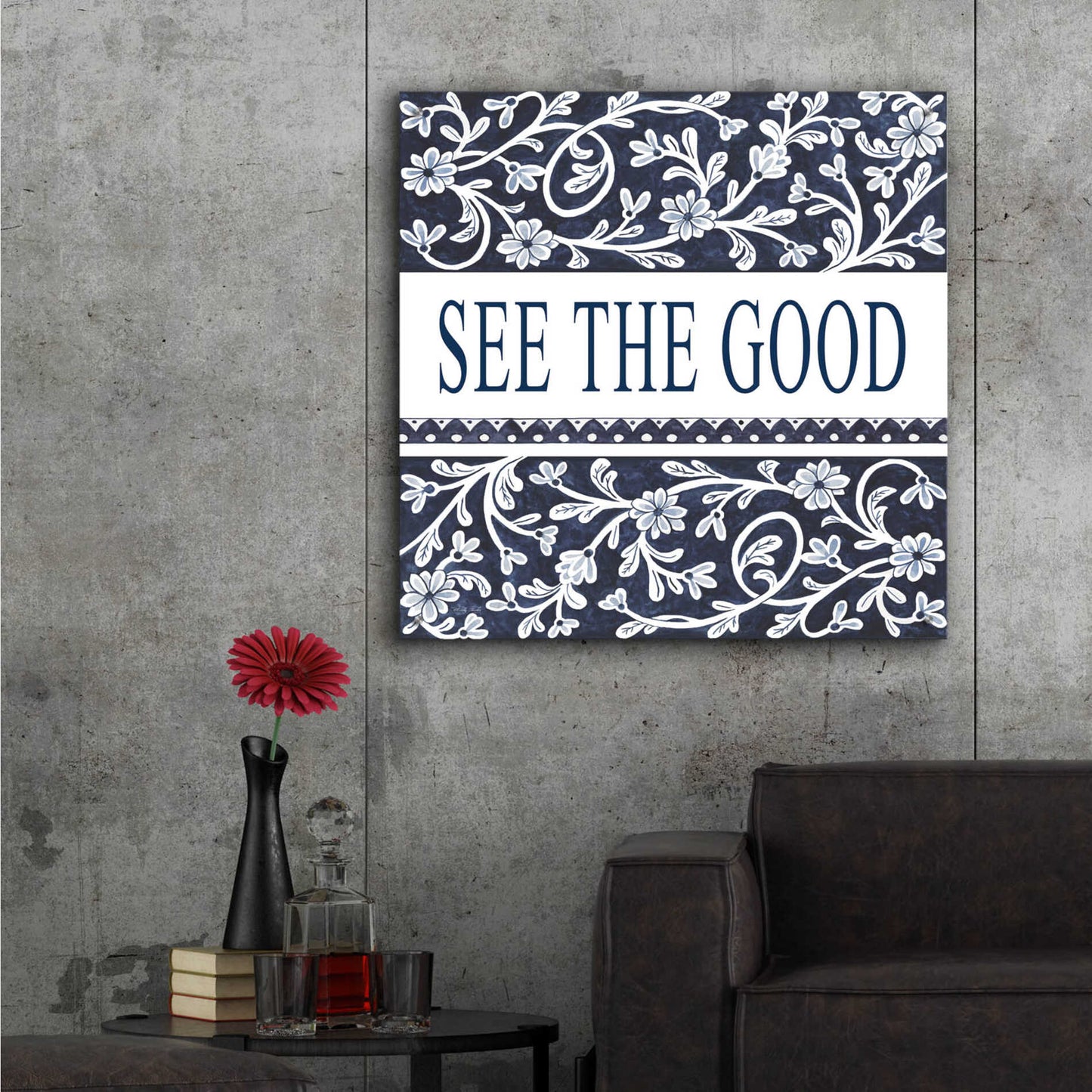 Epic Art 'See The Good' by Cindy Jacobs, Acrylic Glass Wall Art,36x36