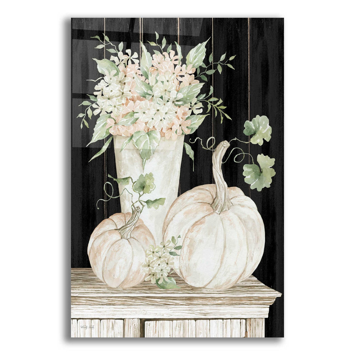 Epic Art 'Fall Still Life' by Cindy Jacobs, Acrylic Glass Wall Art