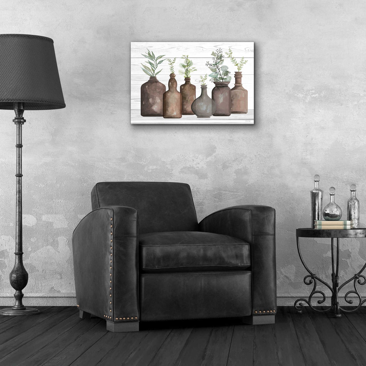 Epic Art 'Cappuccino Bottles I' by Cindy Jacobs, Acrylic Glass Wall Art,24x16