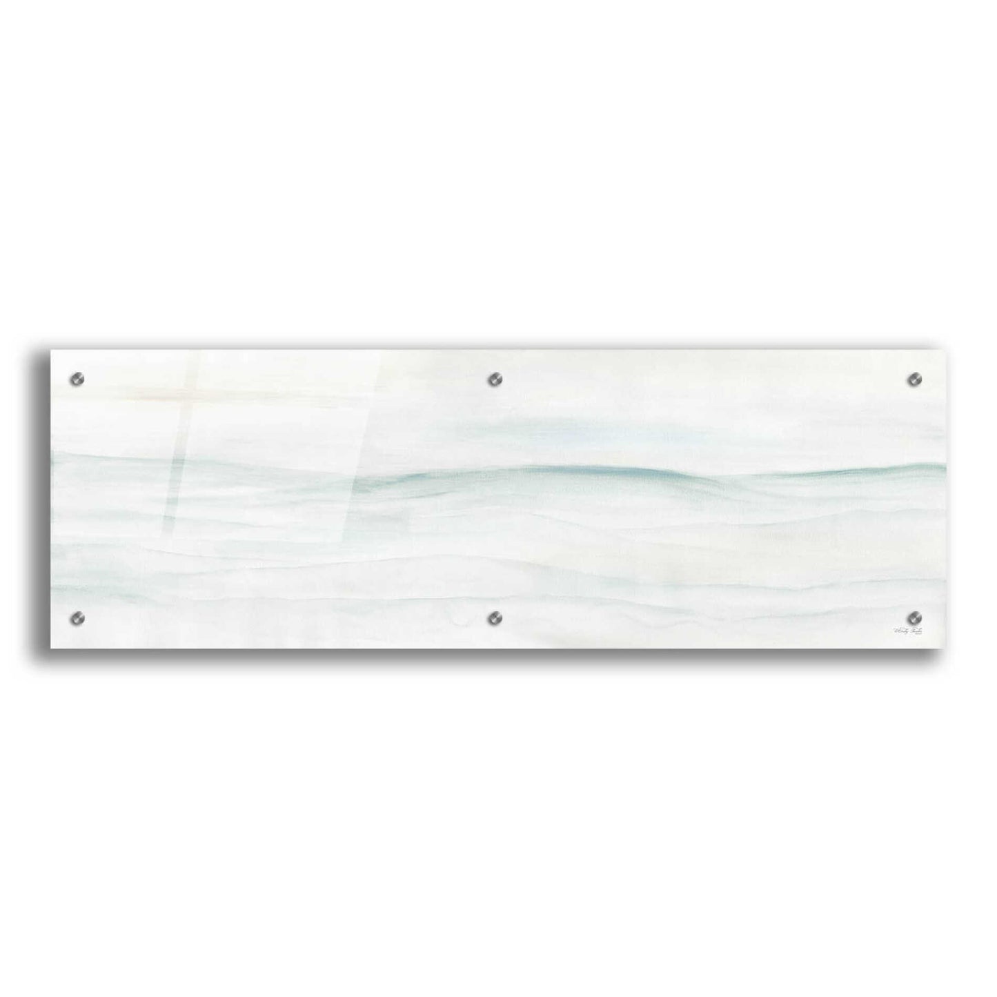 Epic Art 'Green Pasture' by Cindy Jacobs, Acrylic Glass Wall Art,36x12