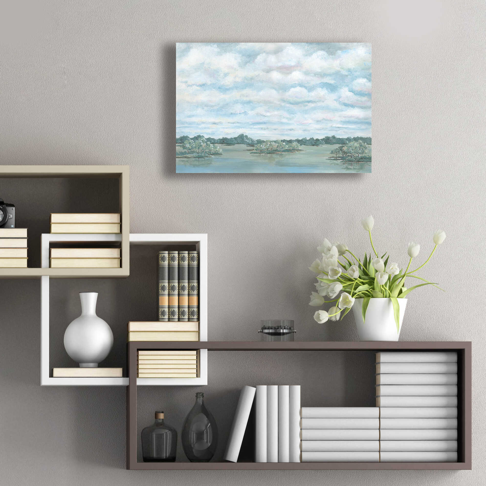 Epic Art 'Platte River' by Cindy Jacobs, Acrylic Glass Wall Art,24x16