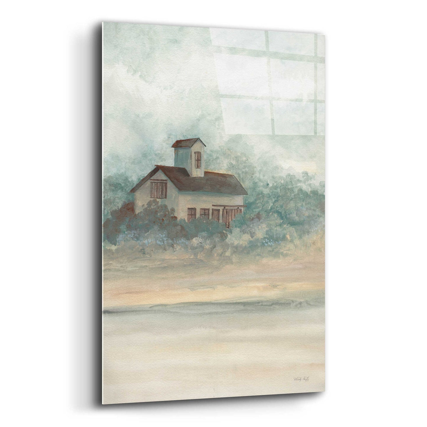 Epic Art 'Barn In Country I' by Cindy Jacobs, Acrylic Glass Wall Art,12x16