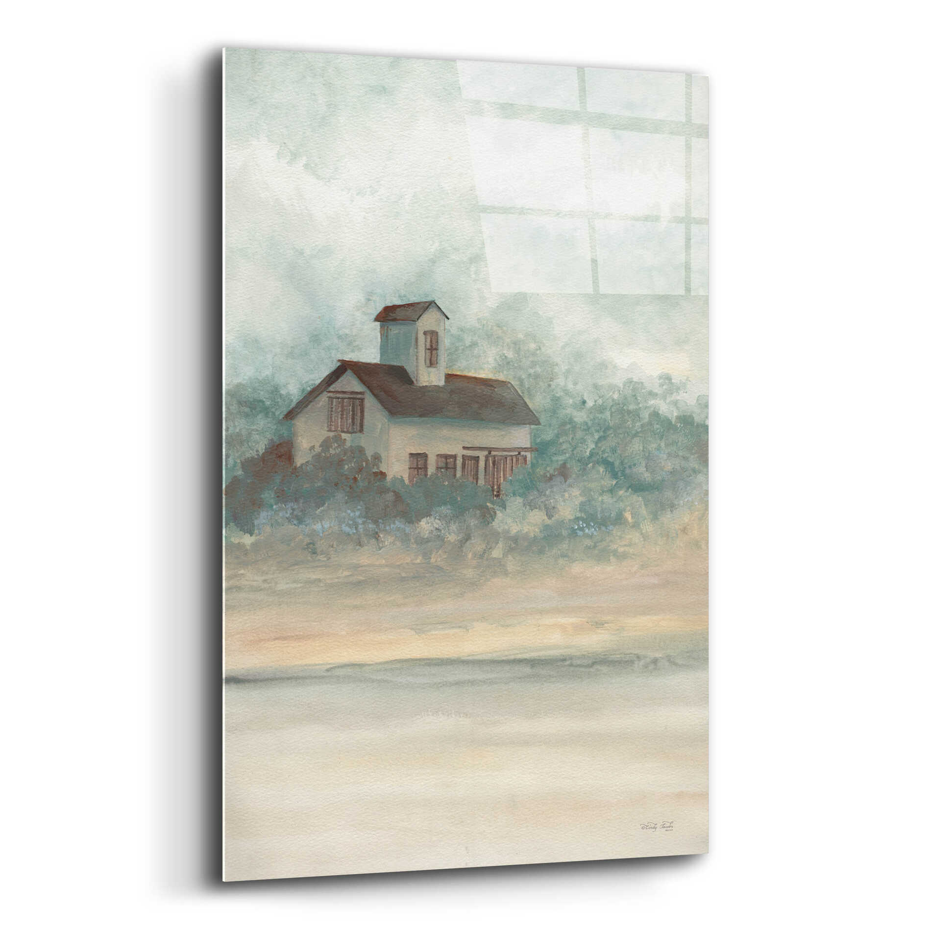 Epic Art 'Barn In Country I' by Cindy Jacobs, Acrylic Glass Wall Art,12x16