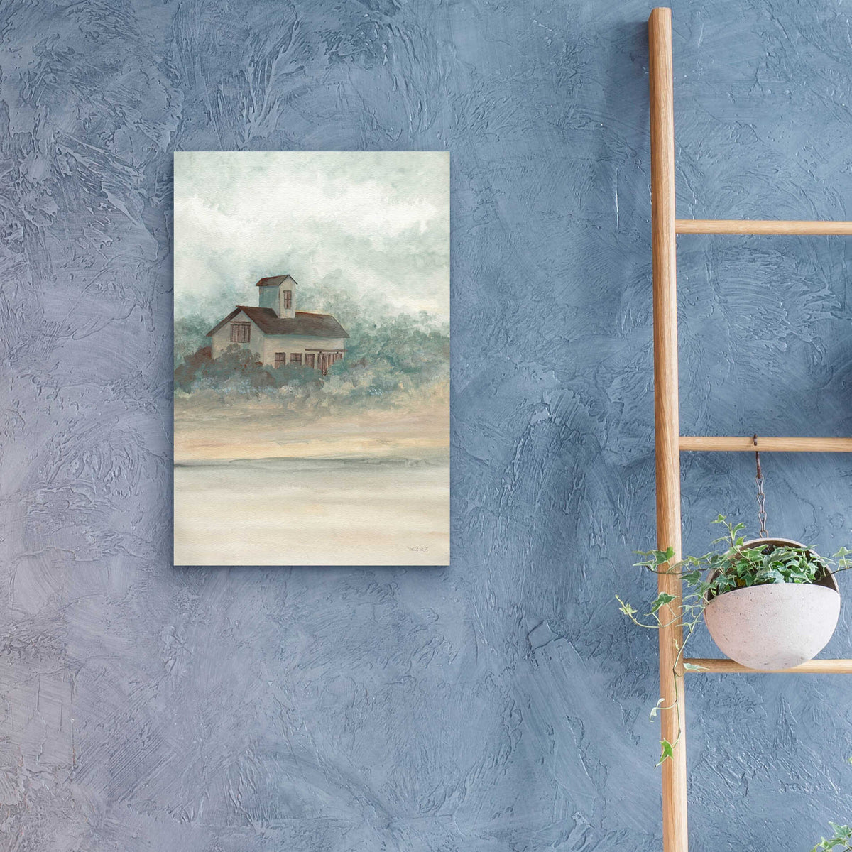 Epic Art 'Barn In Country I' by Cindy Jacobs, Acrylic Glass Wall Art,16x24