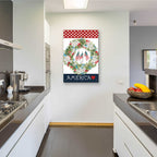 Epic Art 'America Love' by Cindy Jacobs, Acrylic Glass Wall Art,24x36