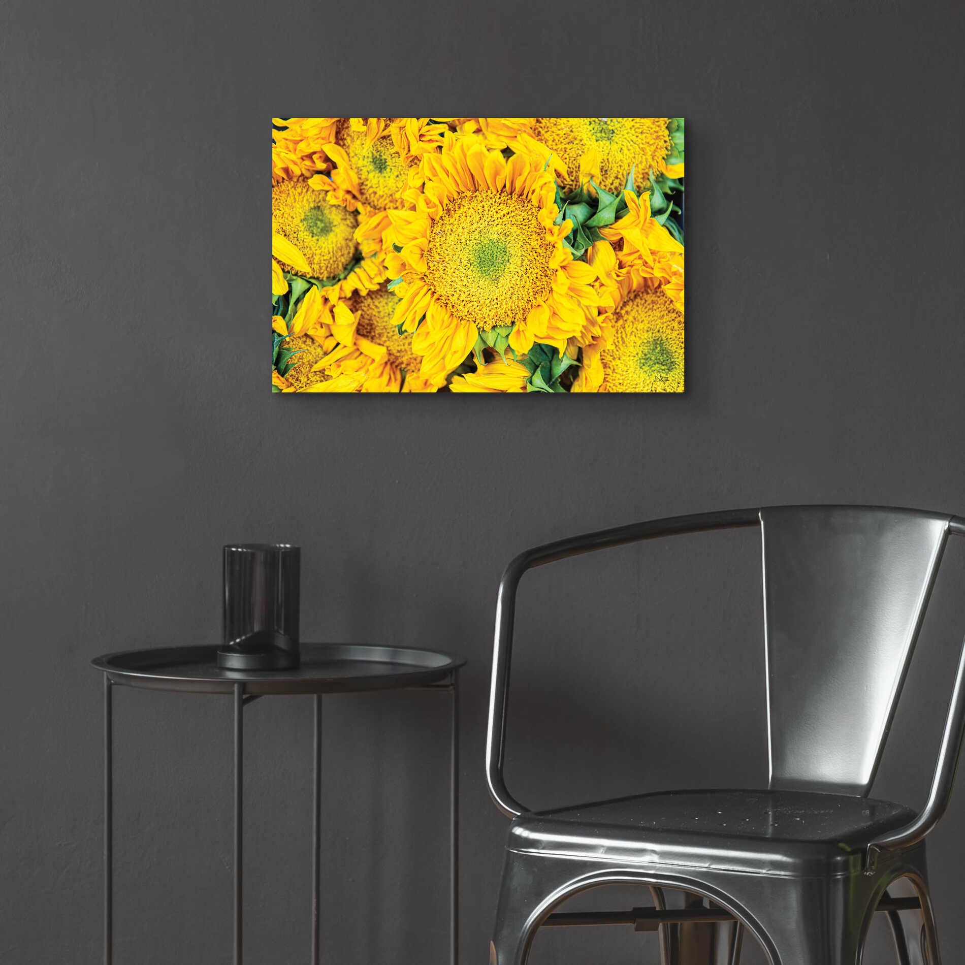 Epic Art 'Sunflower Summer' by Donnie Quillen, Acrylic Glass Wall Art,24x16