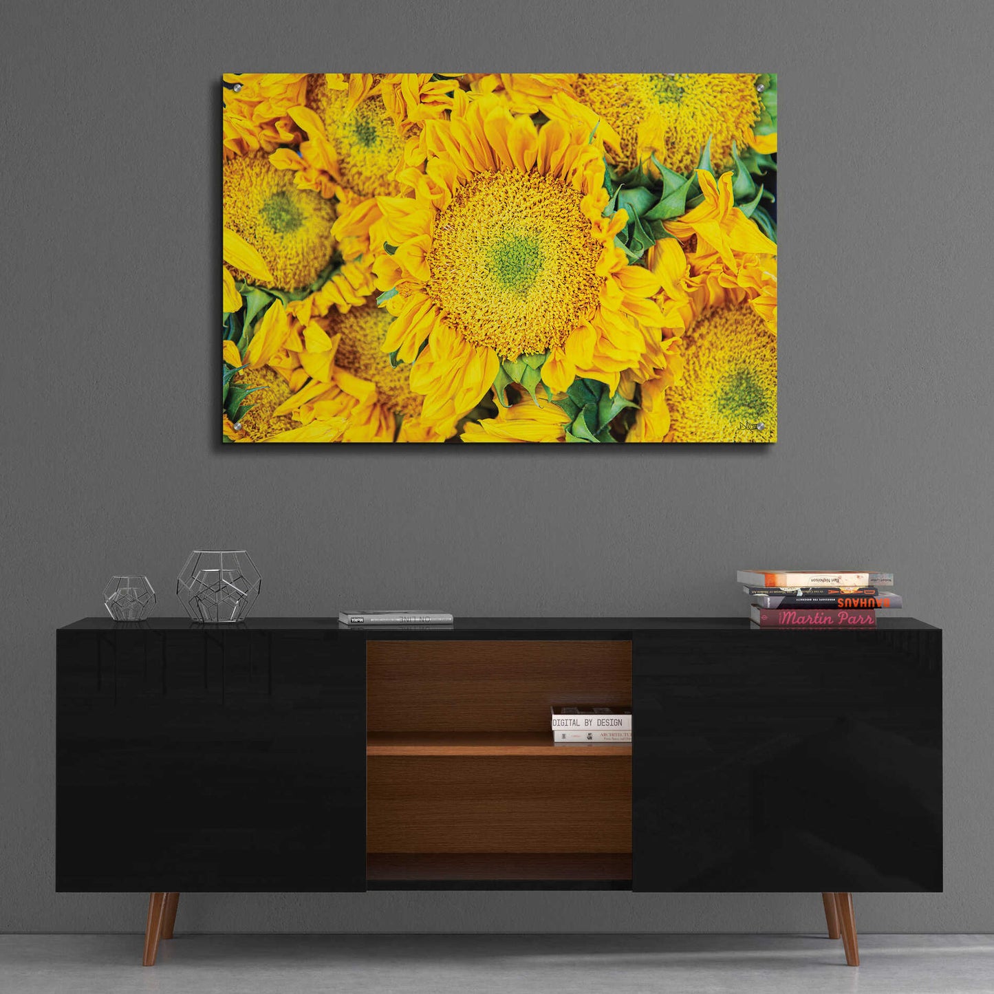 Epic Art 'Sunflower Summer' by Donnie Quillen, Acrylic Glass Wall Art,36x24