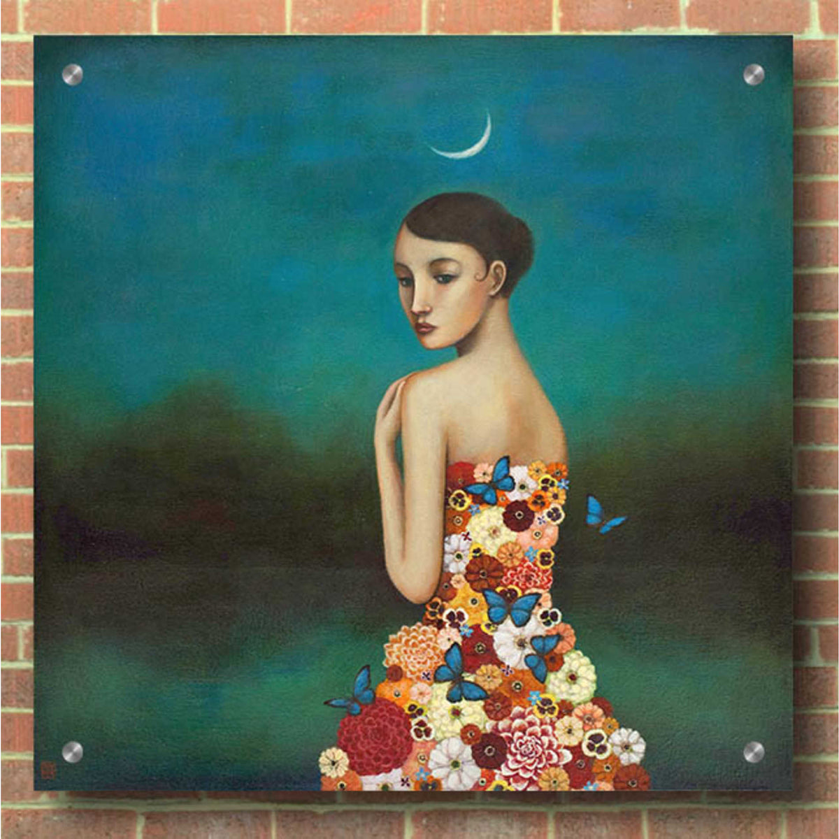 Epic Art 'Reflective Nature' by Duy Huynh, Acrylic Glass Wall Art,36x36