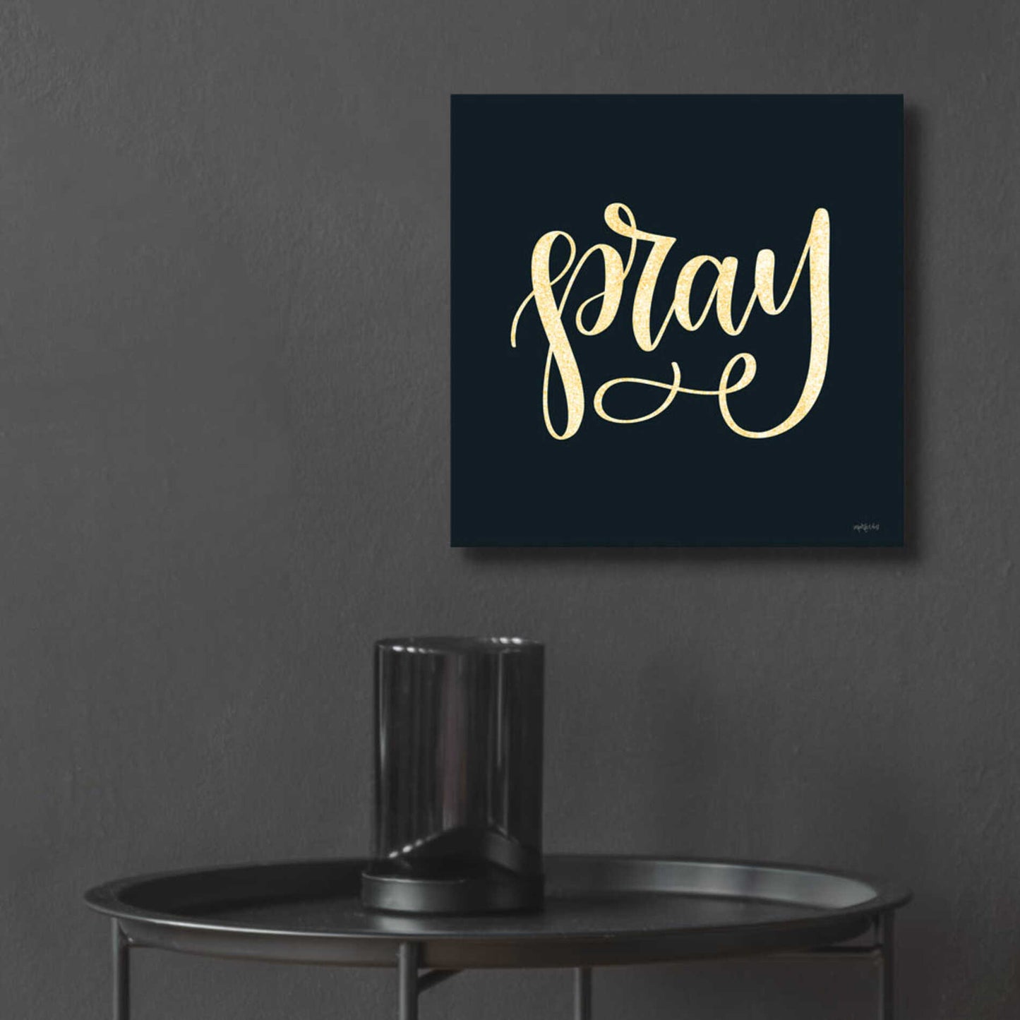 Epic Art 'Pray' by Imperfect Dust, Acrylic Glass Wall Art,12x12