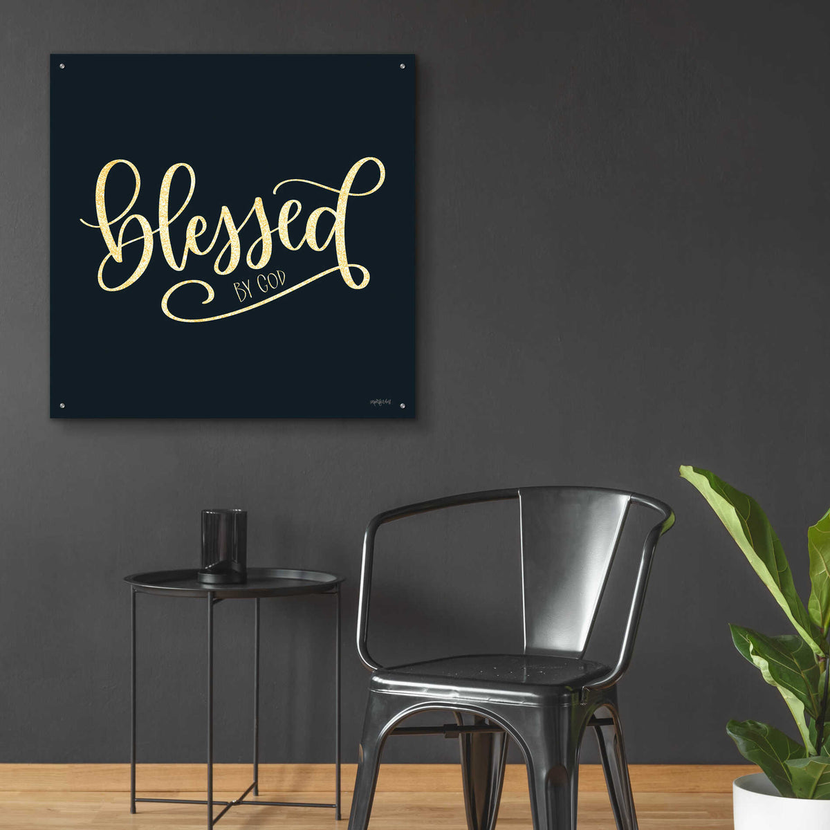 Epic Art 'Blessed By God' by Imperfect Dust, Acrylic Glass Wall Art,36x36