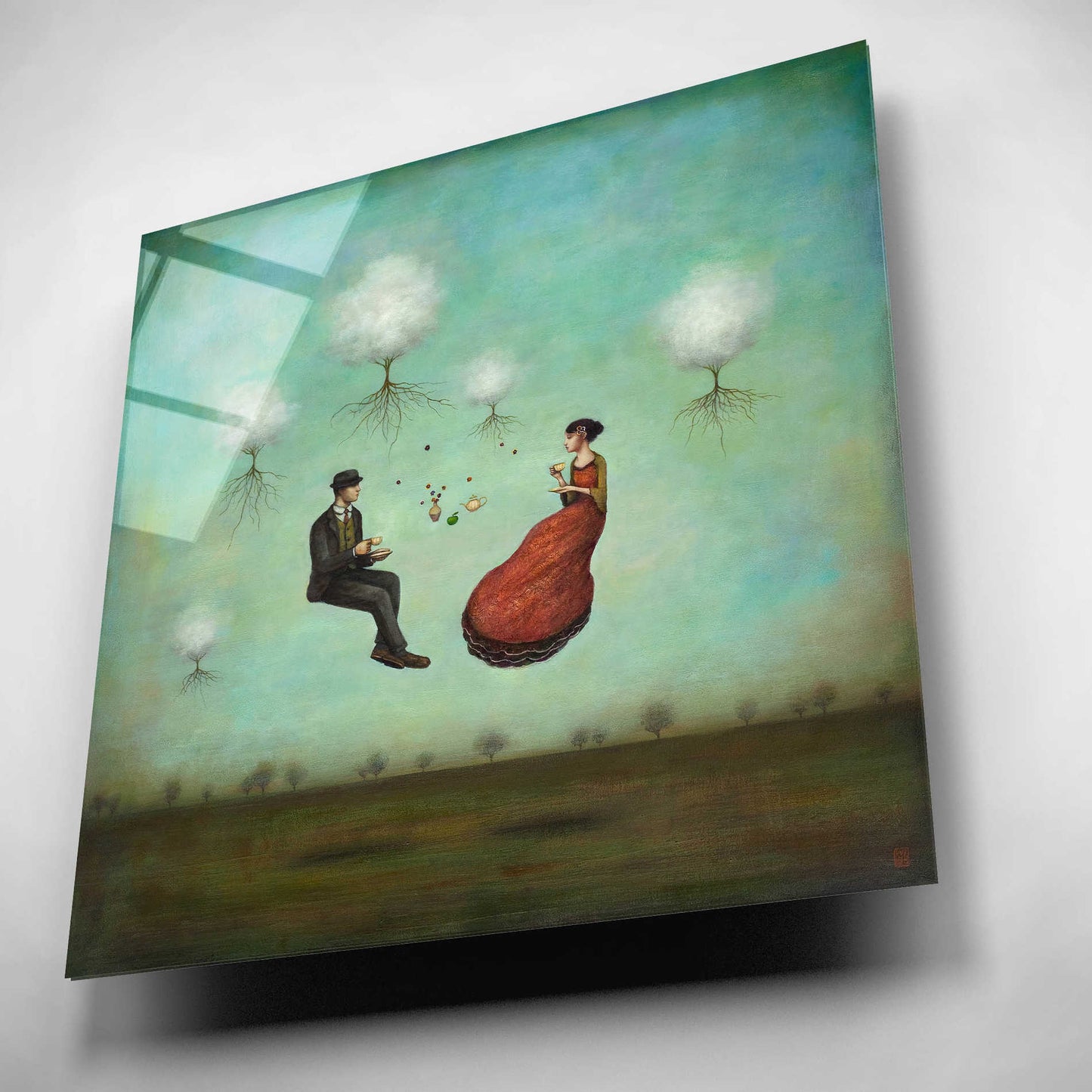 Epic Art 'Gravitea For Two' by Duy Huynh, Acrylic Glass Wall Art,12x12