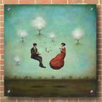 Epic Art 'Gravitea For Two' by Duy Huynh, Acrylic Glass Wall Art,36x36