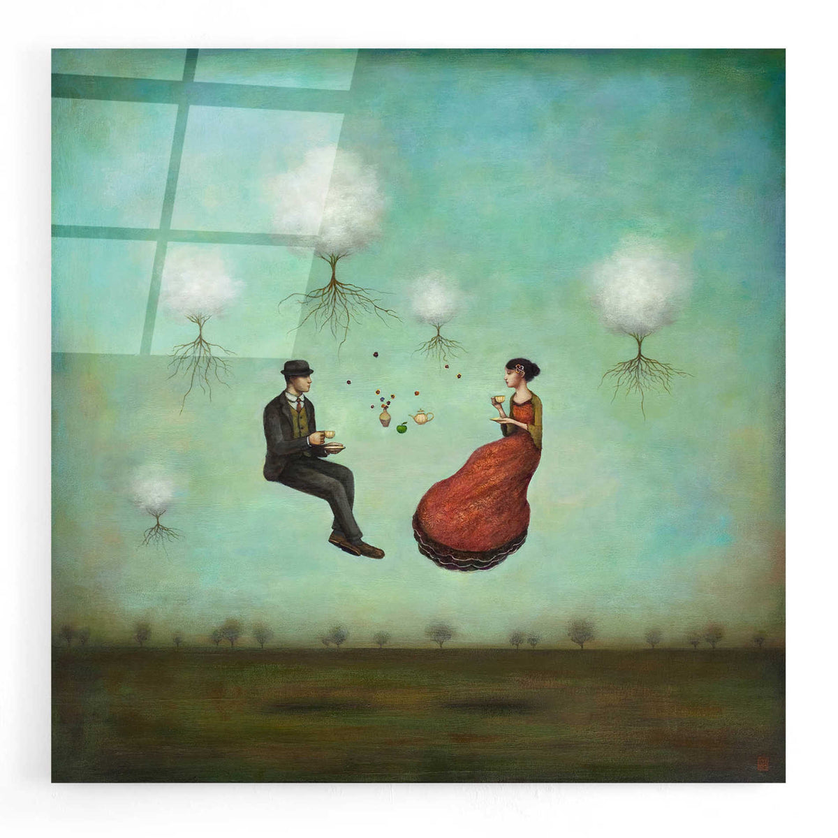 Epic Art 'Gravitea For Two' by Duy Huynh, Acrylic Glass Wall Art